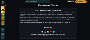 Luna Bet: E-Mail, Live-Chat und Sprachen